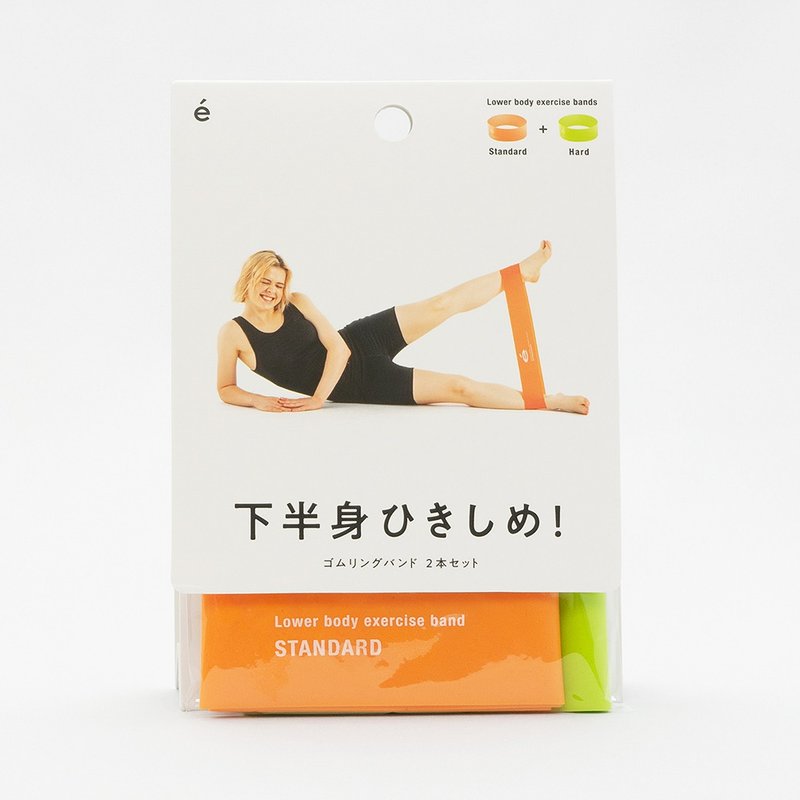 erugam 彈力帶2入 5kg+9kg 居家健身器材 運動器材 瑜珈彈力帶 - 運動/健身器材 - 其他材質 橘色