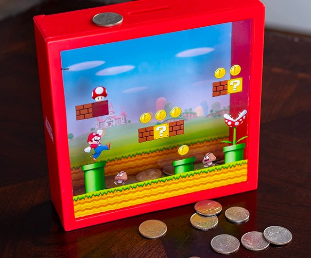 スーパーマリオ3D貯金筒コイン箱 - ショップ Paladone UK 貯金箱