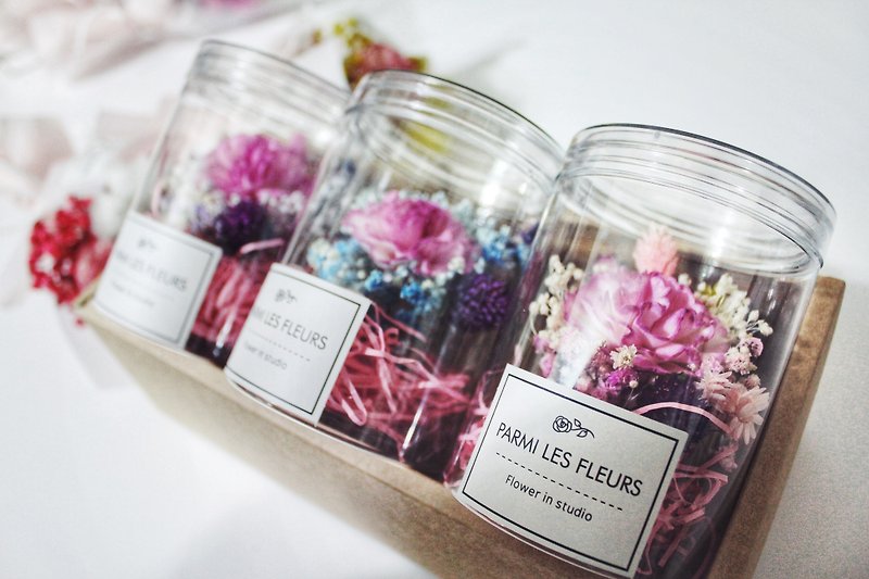 Fragrance Dry Flower Jar / Solar Flower / Ornament / Graduation Gift - Fragrances - Plastic 