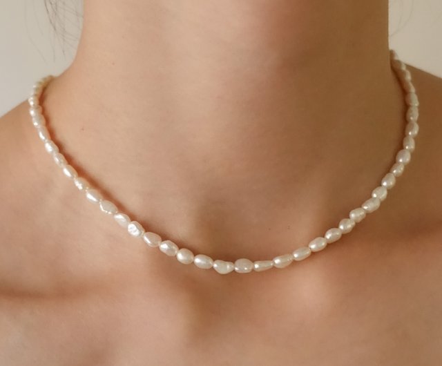 Full pearl deals necklace