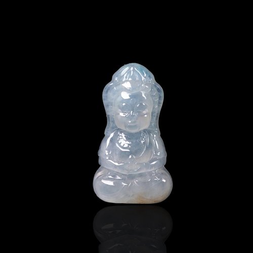 瓔珞翡翠 冰種翡翠寶寶佛觀音菩薩 | 天然緬甸玉翡翠A貨 | 送禮