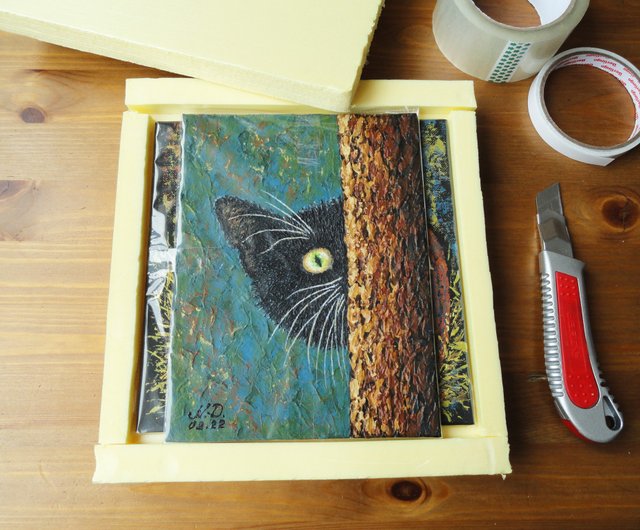 抽象オリジナルアートジャクソンポロックアクリル画人生は美しい帆布