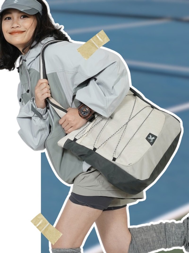 【EMPTY SHAPE】Tote bag Large capacity commuting sports fitness bag - Handbags & Totes - Nylon 