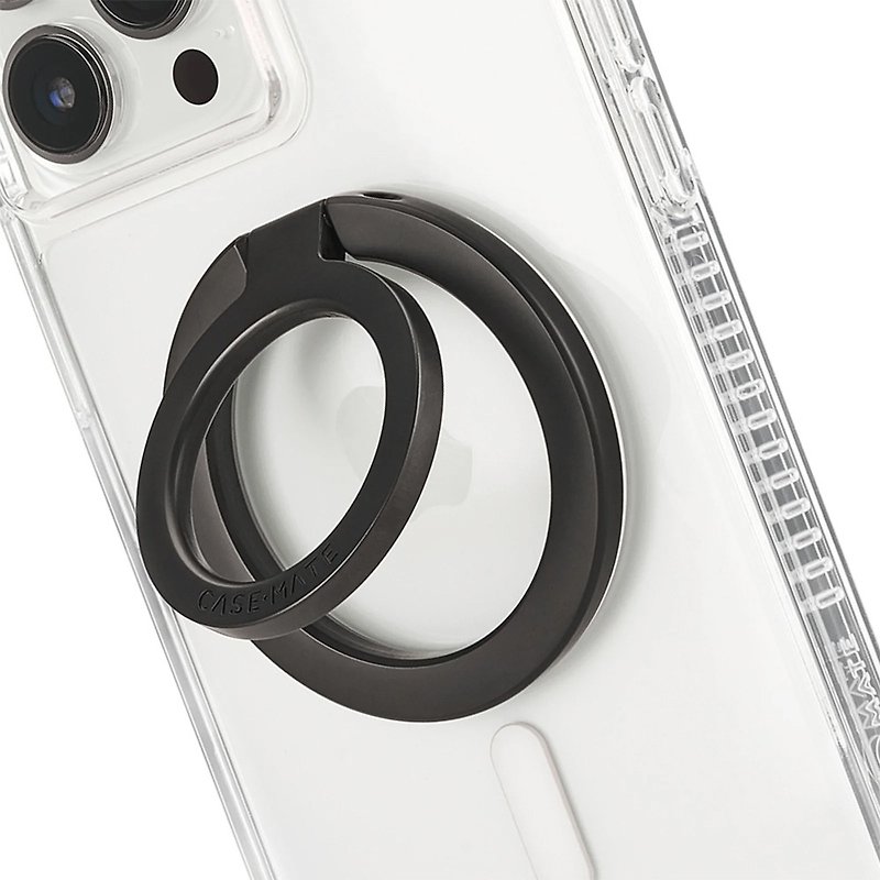 美國 CASE-MATE 美型 MagSafe 磁吸扣環立架 - 消光黑 - 手機配件 - 其他材質 
