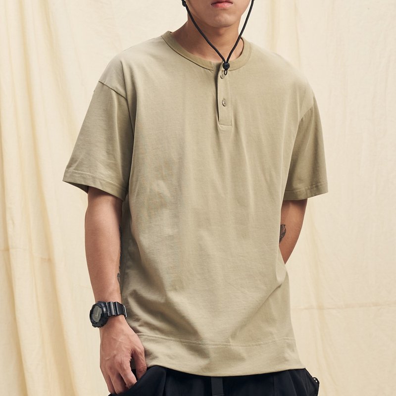 Wide Cut Ultra Cotton Pocket Tee /cotton/shirt/henley - Men's T-Shirts & Tops - Cotton & Hemp Green