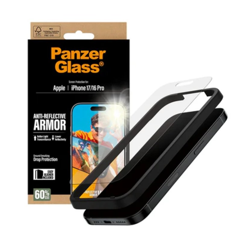 iPhone 17 Pro Max【防反射】螢幕保護貼 玻璃鋼化膜 Glass - 手機配件 - 玻璃 白色