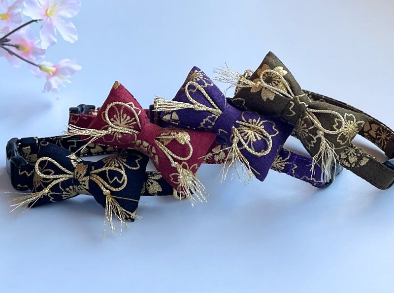 正月の首輪 - 項圈/牽繩 - 棉．麻 