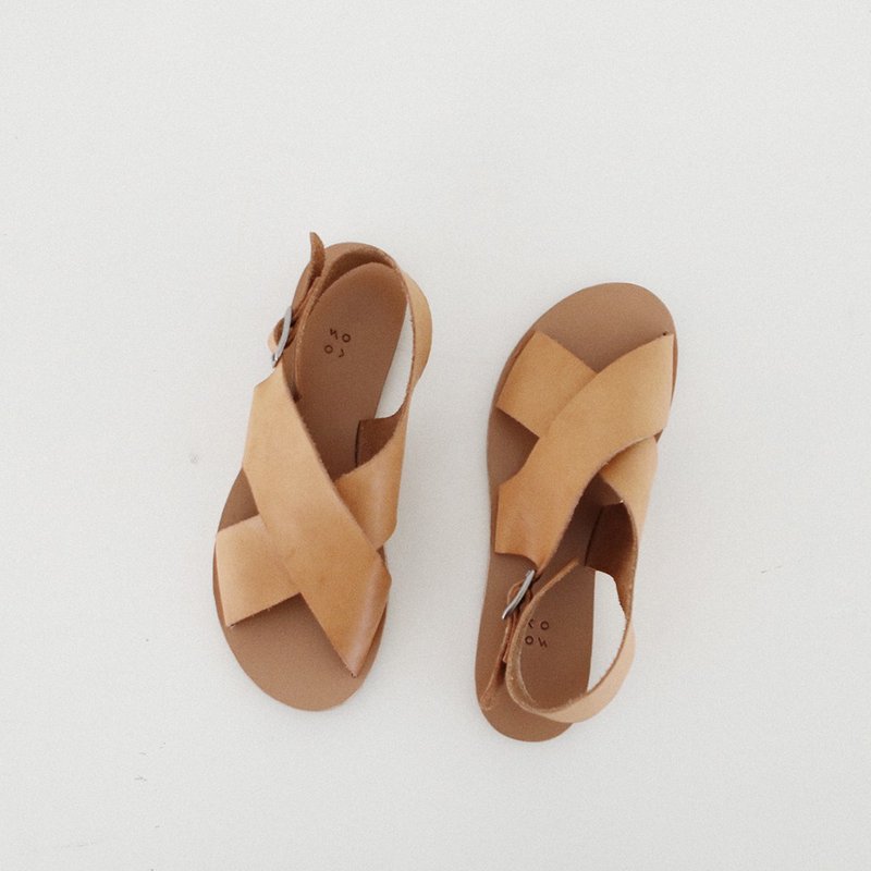 KOOW vegetable tanned leather sandals - Other - Genuine Leather 