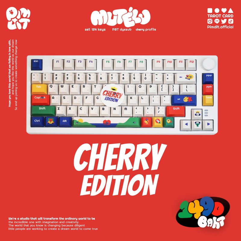 PIMDIT Keycaps MUTELU collection (Cherry Edition) - 手機配件 - 塑膠 
