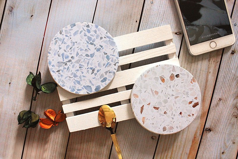 レトロ砥石-吸収性コースターBセット（各1個に3個） - コースター - 陶器 