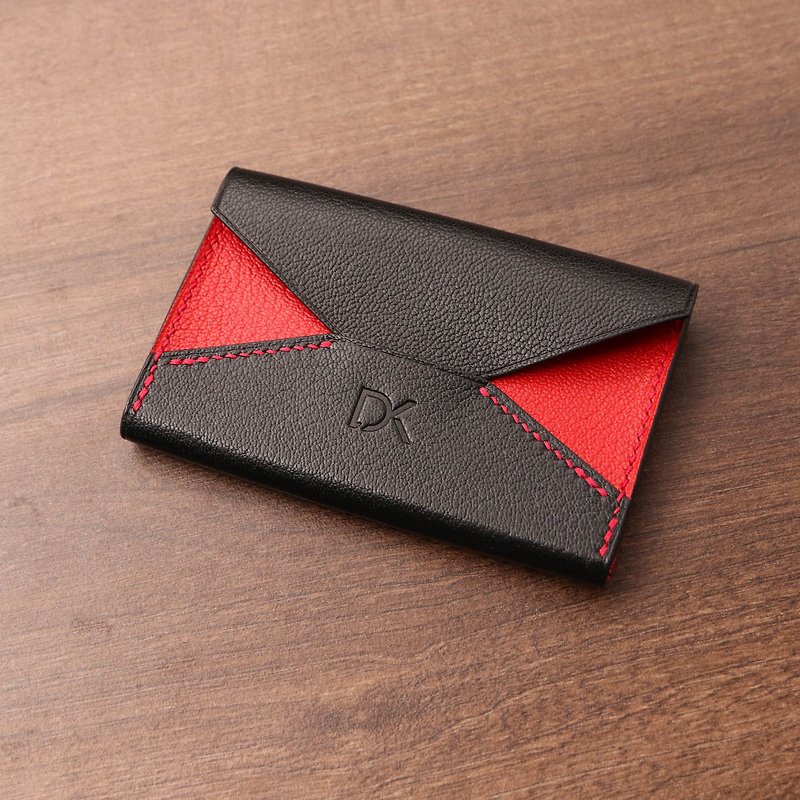 Card Case - Card Holders & Cases - Genuine Leather Red