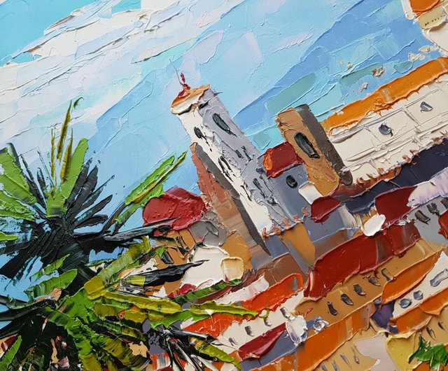 イタリア Calere トスカーナの風景 絵画 油絵 primeinsuranceltd.co.uk