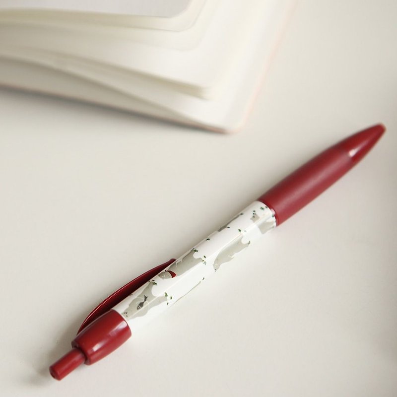 Calendar Parents -0.38 Neutral Pen -11 Happy Bear (red), E2D29885 - ปากกา - พลาสติก สีแดง