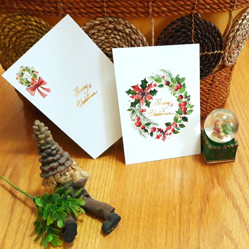 A lovely Christmas postcard A single 35 or three 100 yuan or five 150 yuan - Cards & Postcards - Paper Multicolor