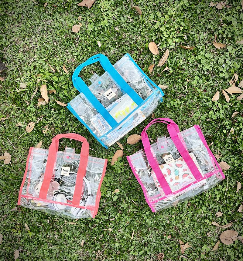 BAGTORY | Hello Toteby Handbag (TT27N Transparent Series) | Storage Bag - กระเป๋าถือ - วัสดุอื่นๆ หลากหลายสี