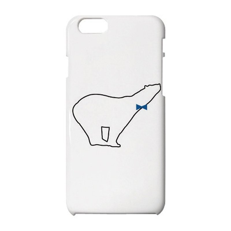 Bear iPhone case - เคส/ซองมือถือ - พลาสติก ขาว