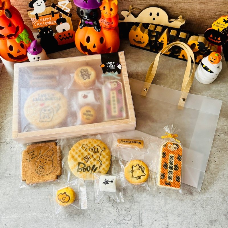 Halloween L size comprehensive cookie gift box - คุกกี้ - อาหารสด 