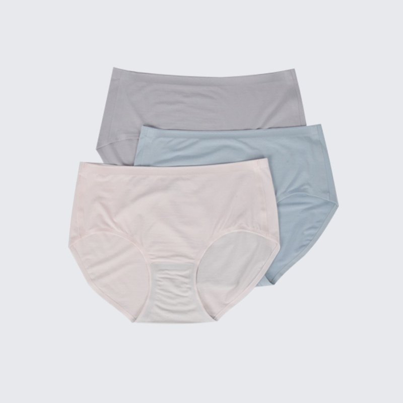 3-color set of comfortable and seamless panties and panties Lenzing Modal material - Other - Eco-Friendly Materials Pink