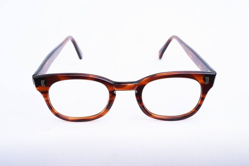 Vintage LibertyOpticalアイウェアアメリカの廃盤の古いメガネ - 眼鏡・フレーム - プラスチック ブラウン