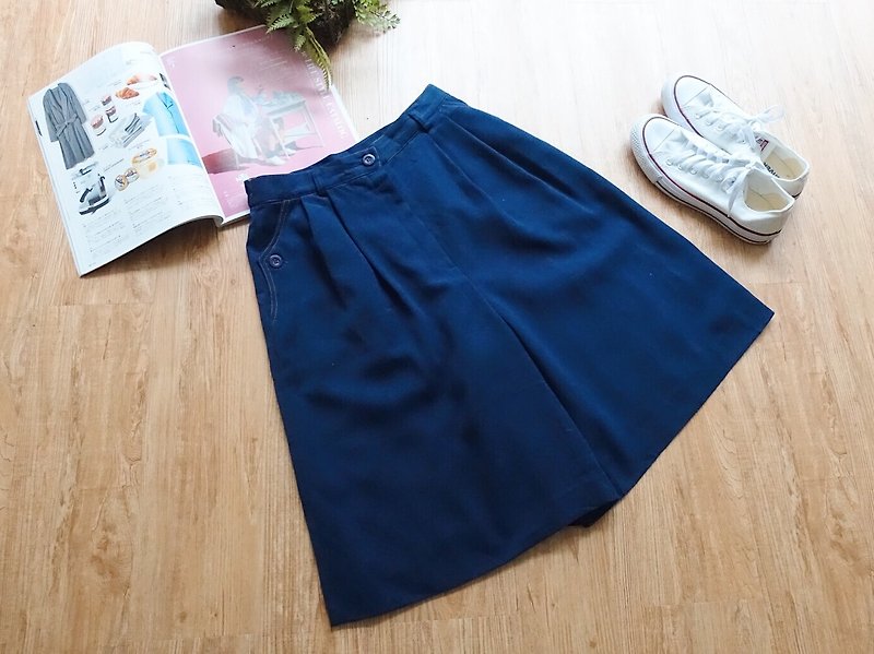 Vintage under / pants no.20 - Women's Pants - Other Materials Blue