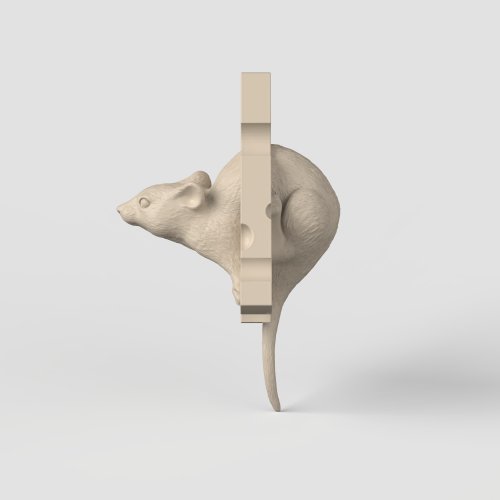 3DcncUNIQUE 3D模型STL CNC Router檔案 3d列印滑鼠掛件