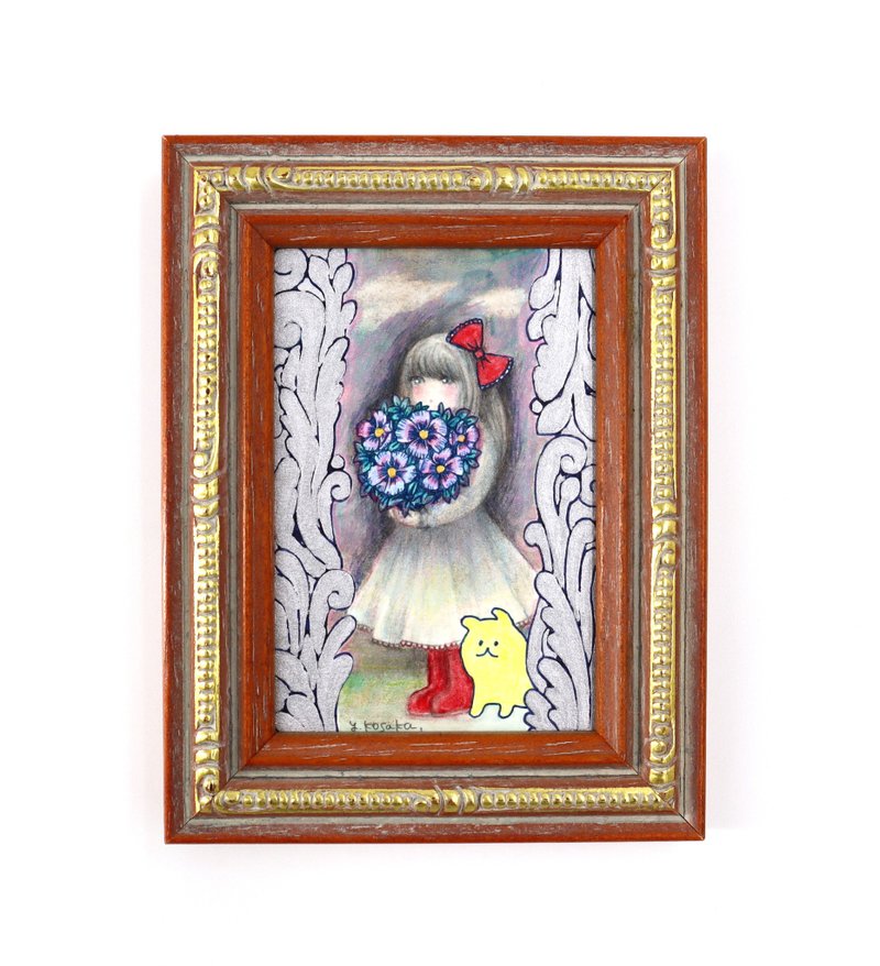 原画 / どきどき訪問 - 海報/掛畫/掛布 - 紙 紅色
