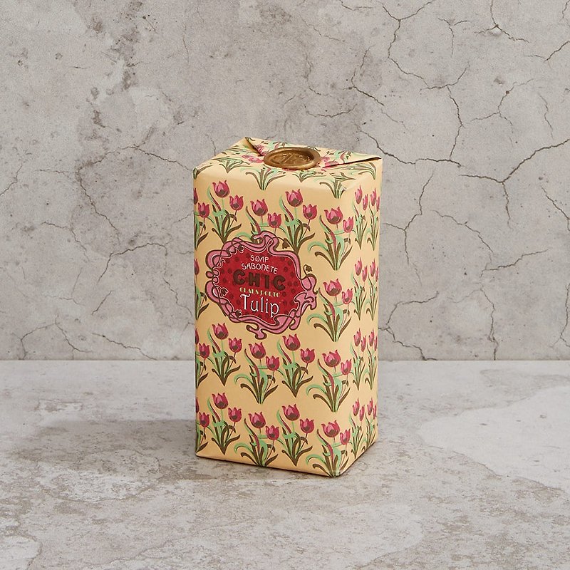 CLAUS PORTO Vintage Handmade Wax Sealed Fragrance Soap 150g Love at First Sight (Tulip) - สบู่ - วัสดุอื่นๆ 