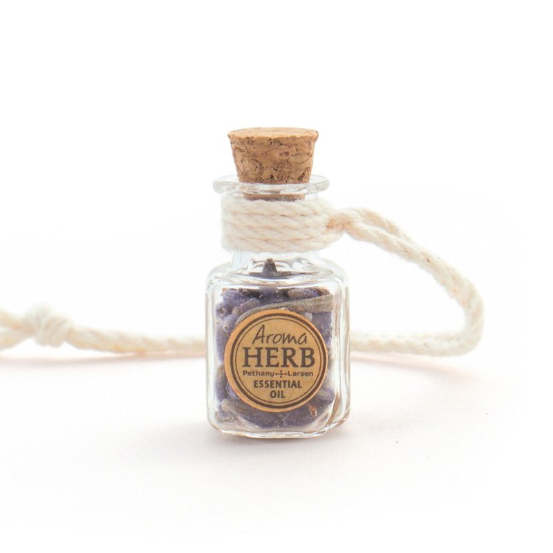 任兩入 薰衣草紓壓舒眠 香草精油迷你擴香吊飾 -Pethany+Larsen - 香氛/精油/擴香 - 精油 透明