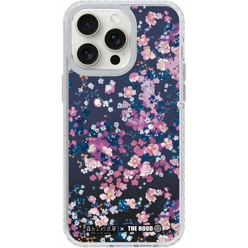 The Hood Pinkoi 旗艦店 露臺上的波麗 夜櫻 iPhone 16 Samsung S25 氣墊防摔標準手機殼