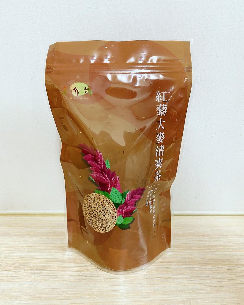 【紅藜大麥清爽茶】12包入 台灣紅藜融合大麥的新味覺 - 茶葉/漢方茶/水果茶 - 塑膠 咖啡色