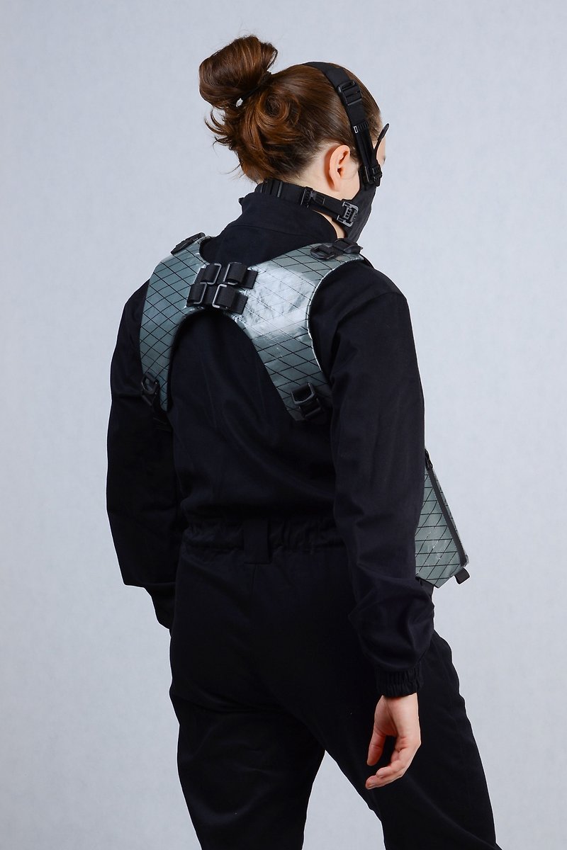 Holster with detachable pockets Shoulder bag techwear holster bag Crossbody EDC - 側背包/斜孭袋 - 其他材質 多色