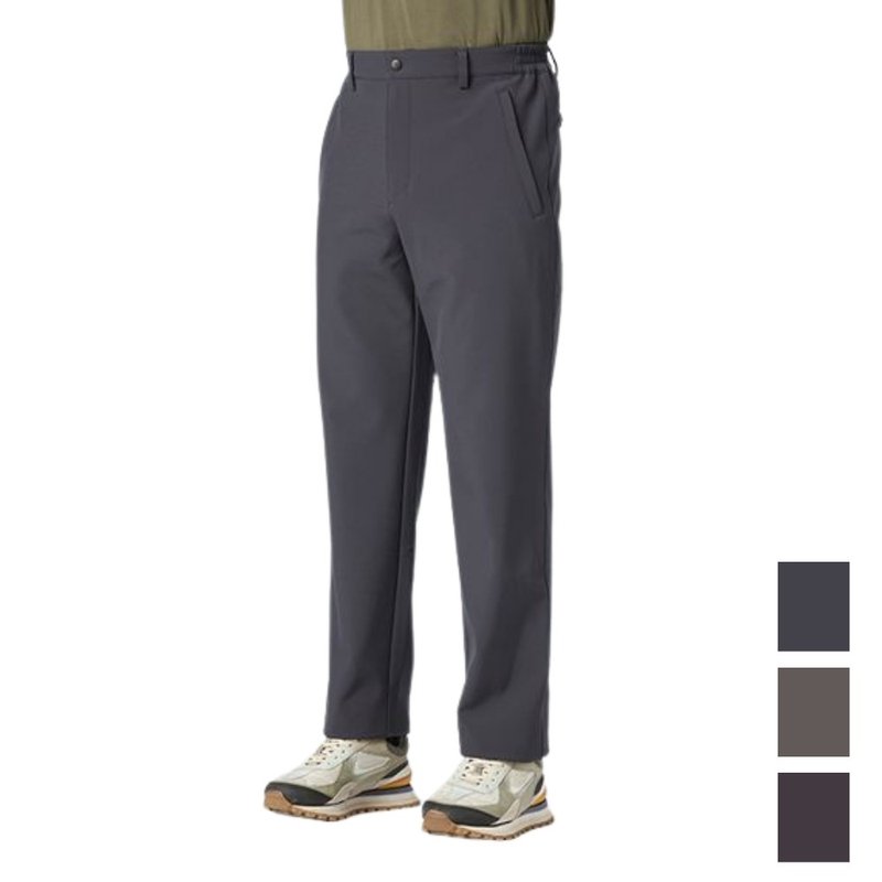 【Wildland 荒野】SOFTSHELL防潑保暖長褲 男 W2338 - 男長褲/休閒褲 - 聚酯纖維 灰色