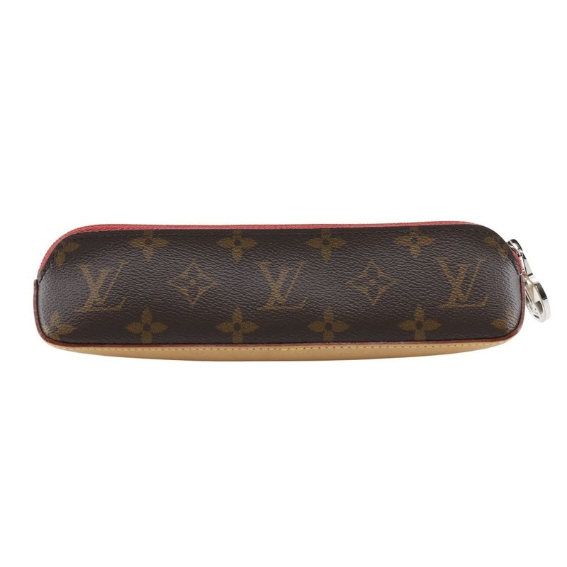 【日本直送】ルイ・ヴィトン LOUIS VUITTON ペンケース トゥルースエリザベット GI0009 モノグラム ブラウン JG3252【中古】 - 鉛筆盒/筆袋 - 人造皮革 紅色
