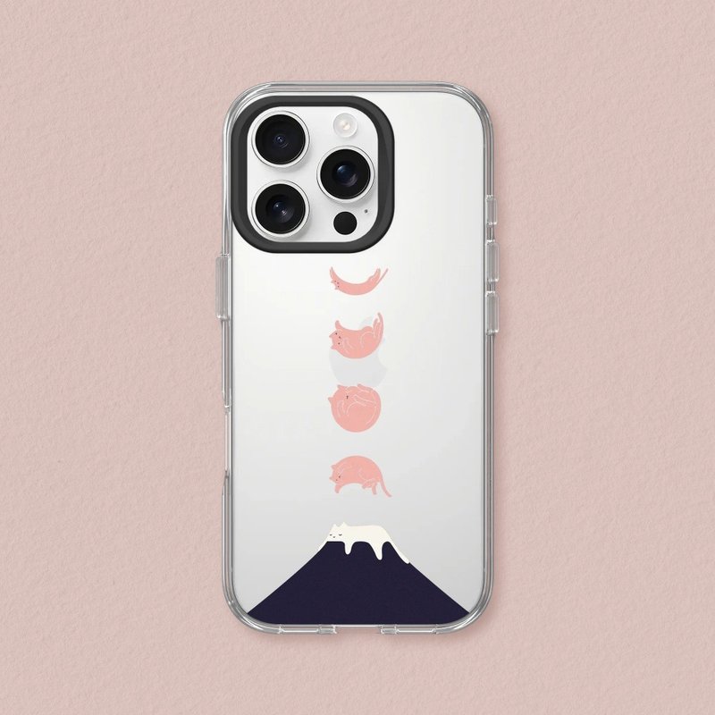 Clear transparent anti-fall phone case∣ilovedoodle series/moonlight reflection for iPhone - เคส/ซองมือถือ - พลาสติก สีใส