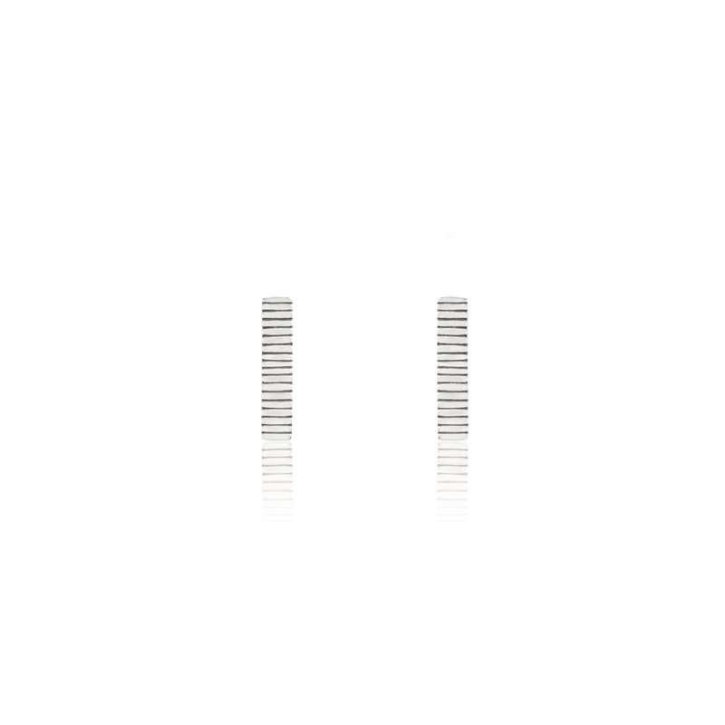 Les Héritage Long Studs - Earrings & Clip-ons - Sterling Silver Silver