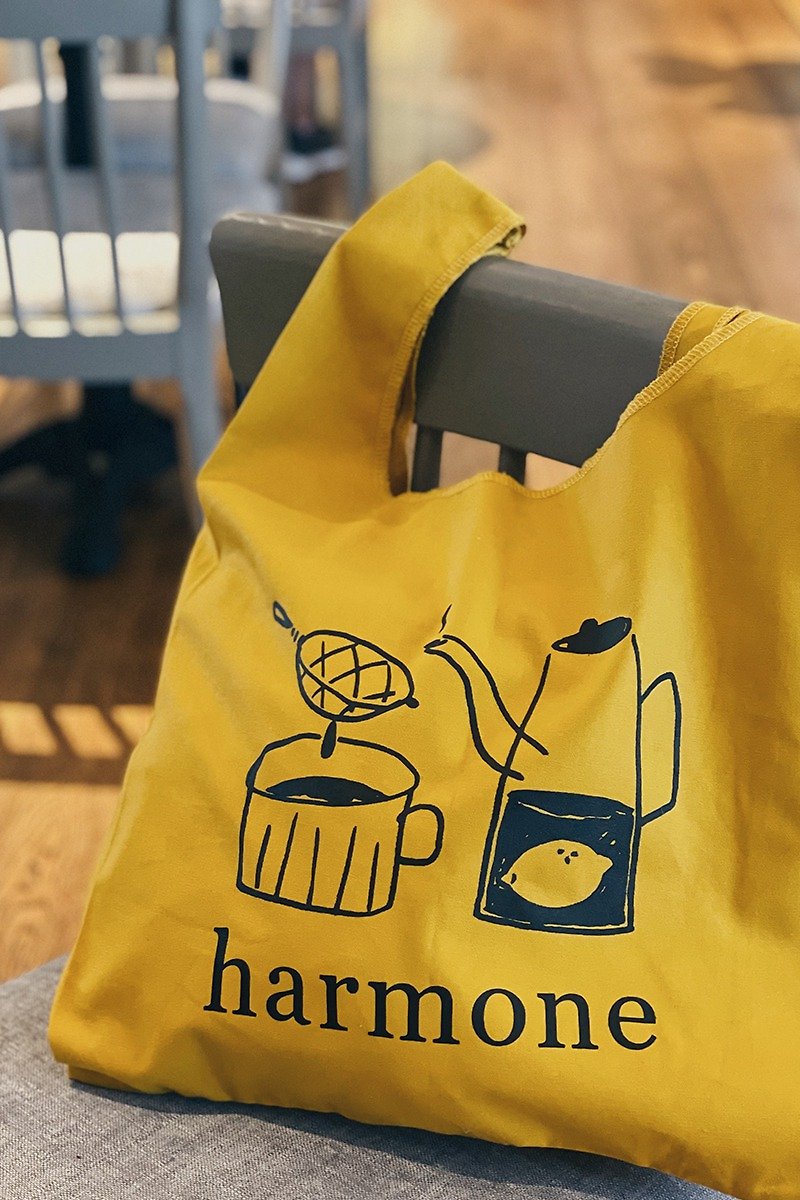 Shopping Bag - Handbags & Totes - Cotton & Hemp Orange