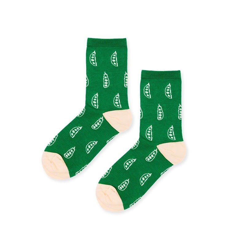 Sc. Lifestyle Cardamom Socks / Socks / Comfort Socks / Women Socks - ถุงเท้า - กระดาษ สีเขียว