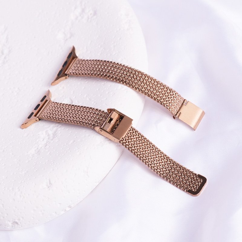 Apple Watch - 新作14mmステンレス ミラネーゼ細身バンド - 時計ベルト・時計バンド - 金属 