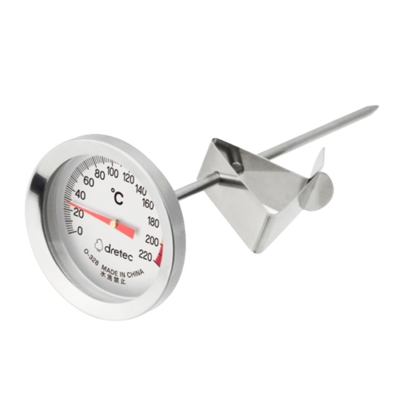 Dretec Oil Thermometer O-328 - เครื่องครัว - โลหะ สีเงิน