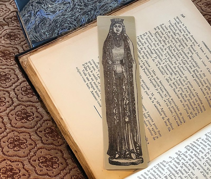 Notre Dame statue bookmark - ที่คั่นหนังสือ - พลาสติก 