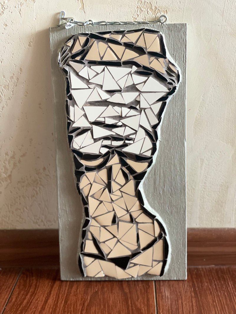 Mosaic ceramic picture SEXY WOMAN for decor and design - Pottery & Ceramics - Waterproof Material Multicolor