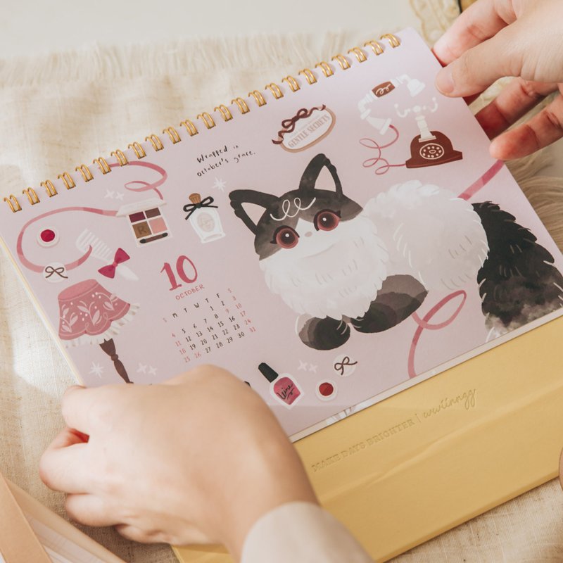 2026桌曆-與你同日Little corners in life - 月曆/年曆/日曆 - 紙 多色