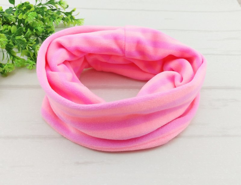 Adult soft warm neck circumference / collar -2 optional - Other - Polyester Pink