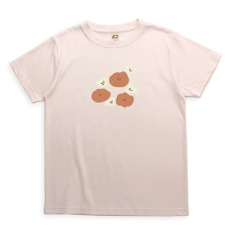 Order-【秋の七草】Short T/women's tops/men's T-shirts/T-Shirt/couple T - Women's T-Shirts - Cotton & Hemp White