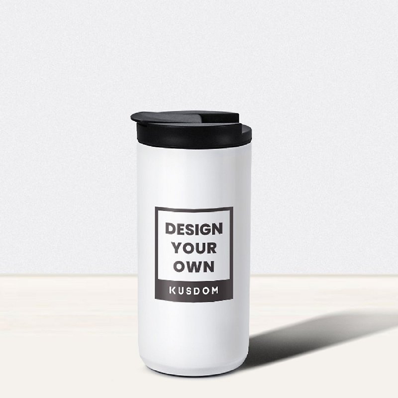 Coffee Mug, 300ml - Vacuum Flasks - Stainless Steel White