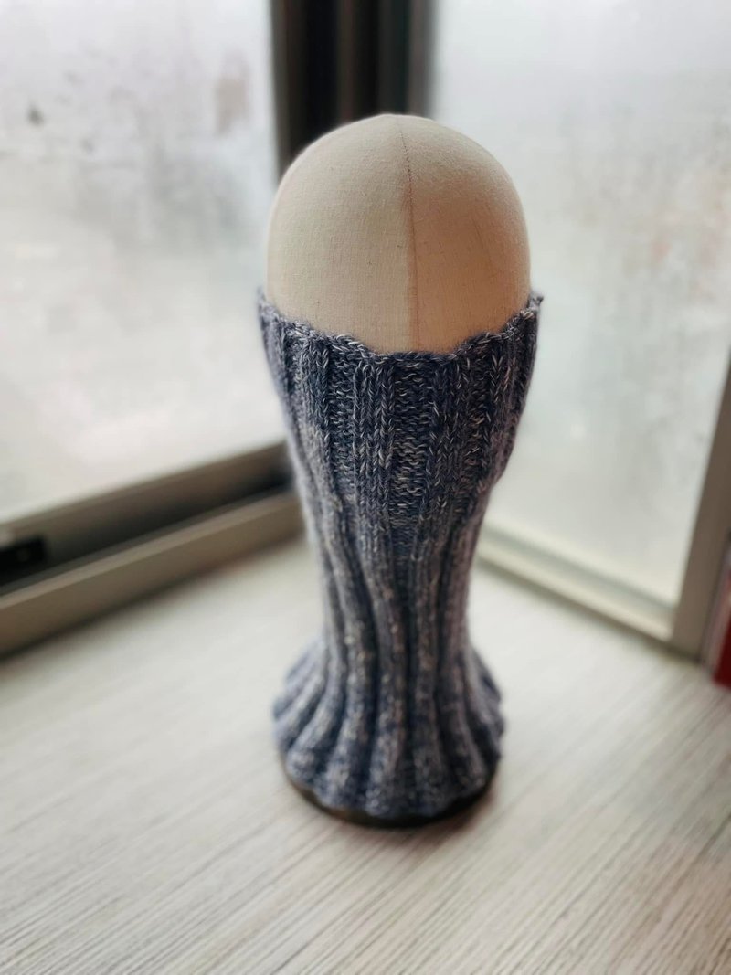 革物製織丨義大利羊駝羊毛棉_毛帽脖圍兩用_兩色 - 帽 - 羊毛 