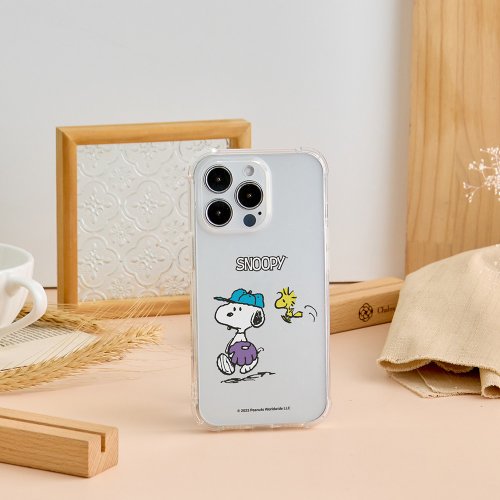 TOYSELECT SNOOPY史努比 棒球捕手全氣囊防摔iPhone手機殼