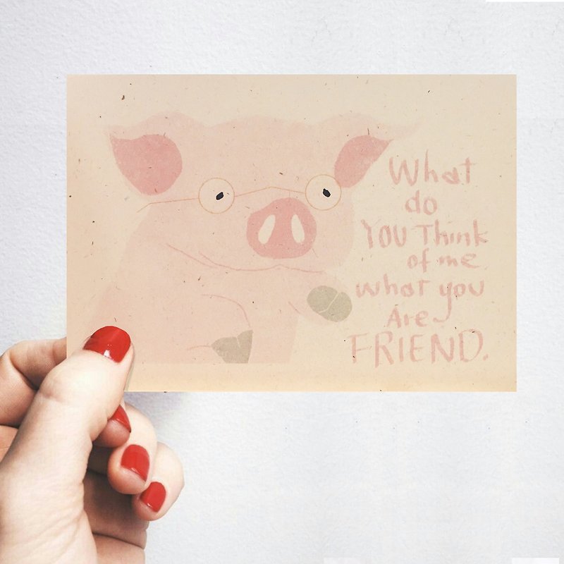 We gather recycled cards - Cards & Postcards - Paper Pink