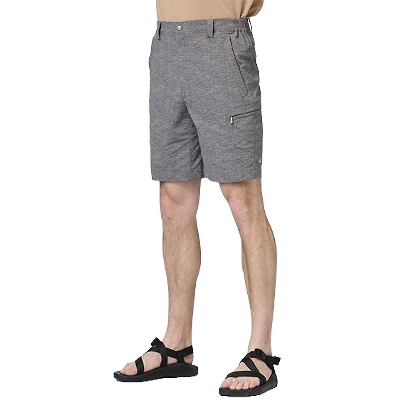 [Wildland] N66 elastic anti-UV printed functional shorts 0B21386-152 Stone gray - กางเกงขาสั้น - เส้นใยสังเคราะห์ สีเทา