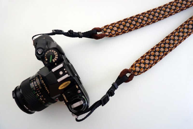 Camera strap double sided wide hole mobile phone cross strap - Camera Straps & Stands - Cotton & Hemp Multicolor